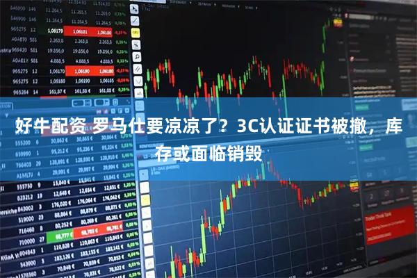 好牛配资 罗马仕要凉凉了？3C认证证书被撤，库存或面临销毁