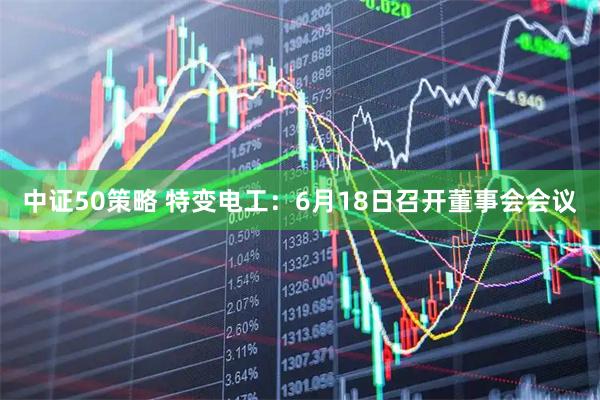 中证50策略 特变电工：6月18日召开董事会会议