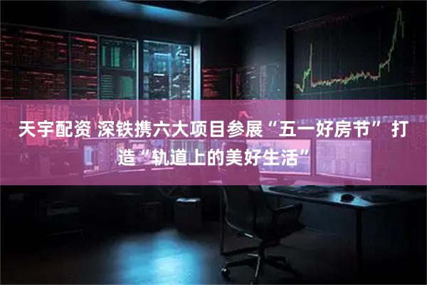 天宇配资 深铁携六大项目参展“五一好房节” 打造“轨道上的美好生活”