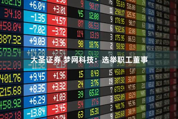 大圣证券 梦网科技：选举职工董事